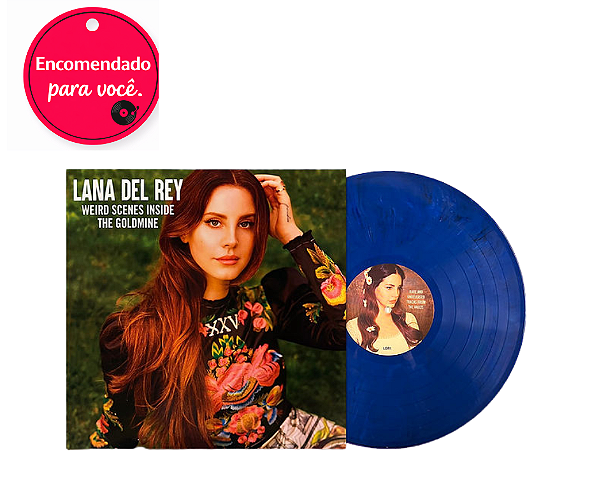 Vinil Lana Del Rey Lp Weird Scenes Inside The Goldmine (Blue Marbled Colour) Unnoficial - Leia Descrição