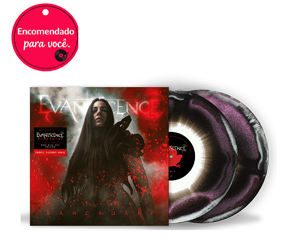 Vinil Evanescence Sanctuary Limited Edition Revelation Purple Aurora Double Lp