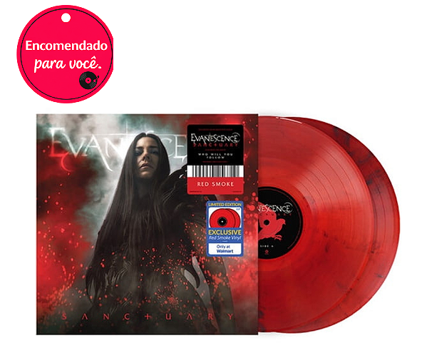 Vinil Evanescence - Sanctuary - Walmart Exclusive Red Smoke Vinyl 2xLP