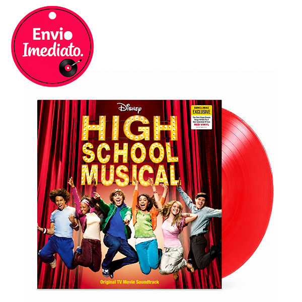 ( LER DESCRIIÇÃO) High School Musical Original TV Soundtrack Exclusive Limited Edition Red Color