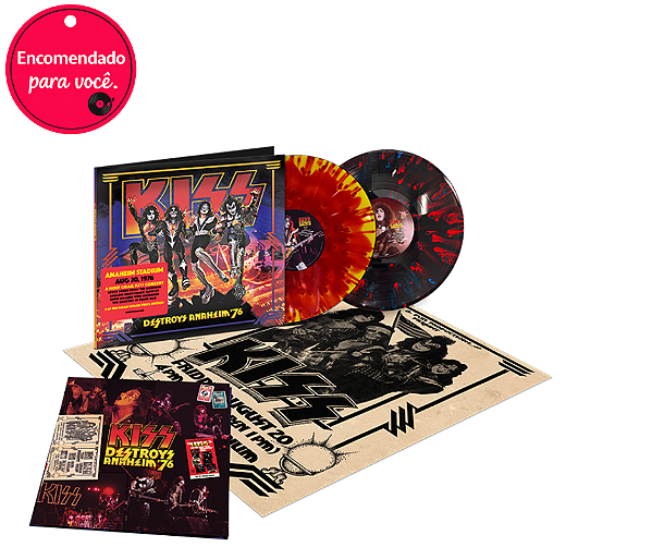 Vinil Kiss KISS Destroys Anaheim '76 2LP Colo