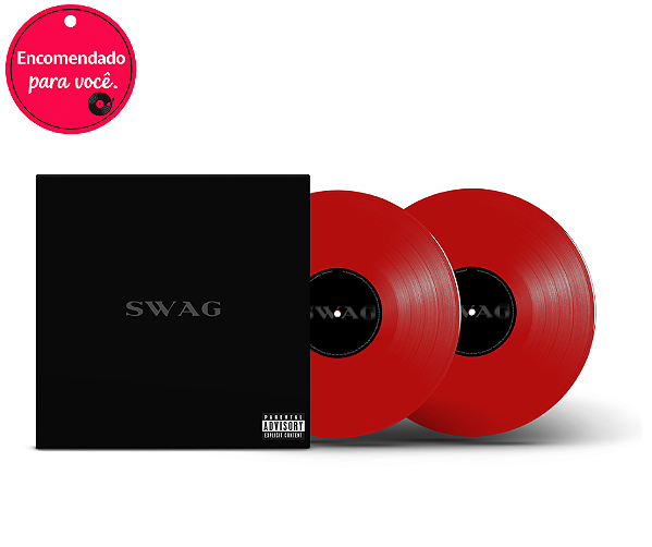 Vinil Justin Swag (Candy Apple Limited Edition 2Lp) Limitedo a 3 mil cópias.