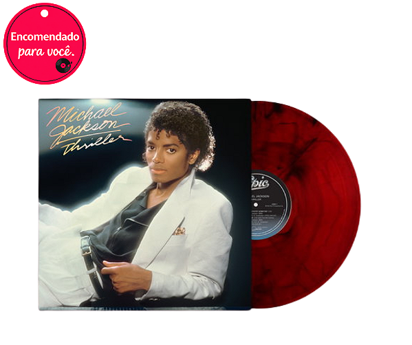 Vinil Thriller Michael Jackson Limited Red & Black Marbled LP edition