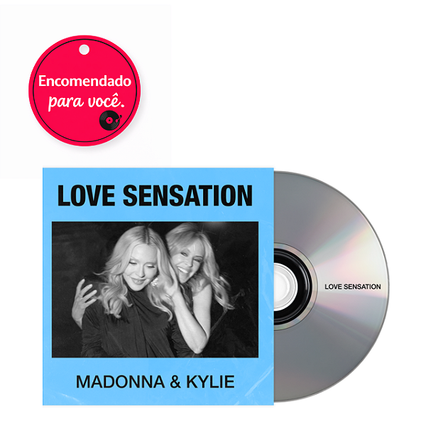 CD Madonna & Kylie - Love Sensation (Uk Cd Edition) Baby Blue