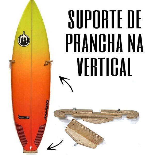 SUPORTE PRANCHA DE SURF - VERTICAL