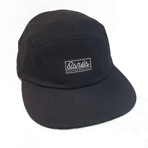 BONÉ FIVE PANEL - BLACK