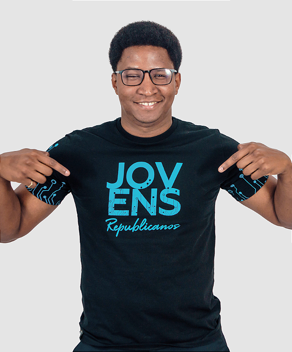 Camiseta Masculina - Jovens Republicanos Preta