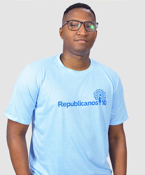 Camiseta Fresh Azul Republicanos10 - Masculina