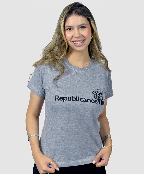 Camiseta Fresh Mescla Republicanos10 - Feminina