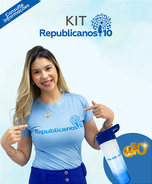 Kit Republicanos 10 Azul