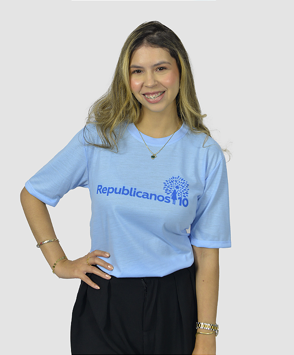 Camiseta Fresh Azul Republicanos10 - Feminina