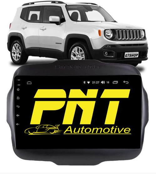 Central Multimidia Jeep Renegade Tela de 9" Android 11 2GB/32GB Sem TV -Octacore Carplay+Android Auto