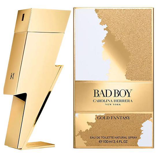Perfume Carolina Herrera Bad Boy Gold Fantasy Eau de Toilette Masculino 100ML