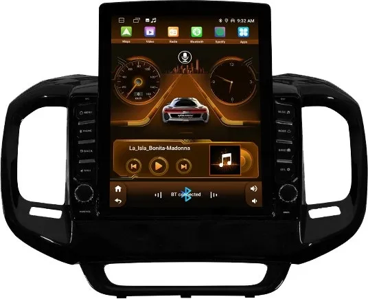Multimídia Hetzer Argon Max Android 13 Tela de 9,7" Fiat Toro 2017/20