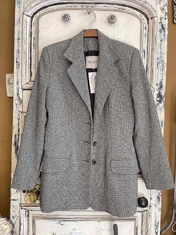Blazer Vintage de Lã Anne Claude (44)