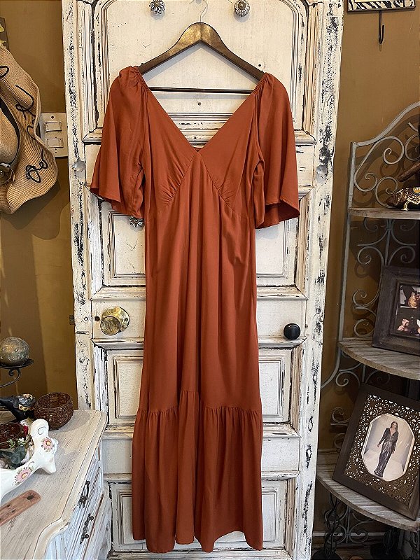 Vestido Longo Terracota (M)