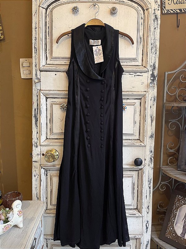 Vestido Midi Botões Suanna New York (P)