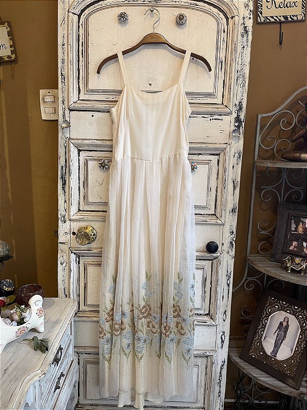 Vestido Longo Bordado Mariage (P)