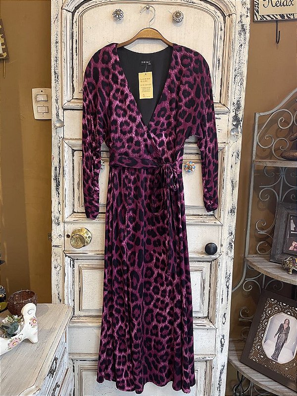 Vestido Longo Animal Print Iorane (36/XS)