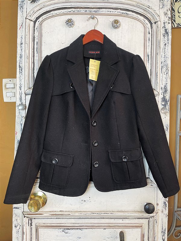 Blazer Preto Pacific Blue (P)