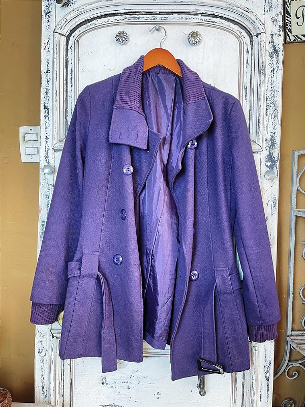 Casaco Roxo de Lã (G)