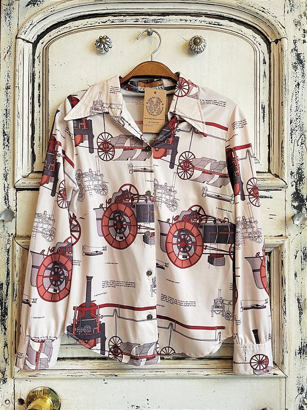 Camisa Vintage Estampada (P)