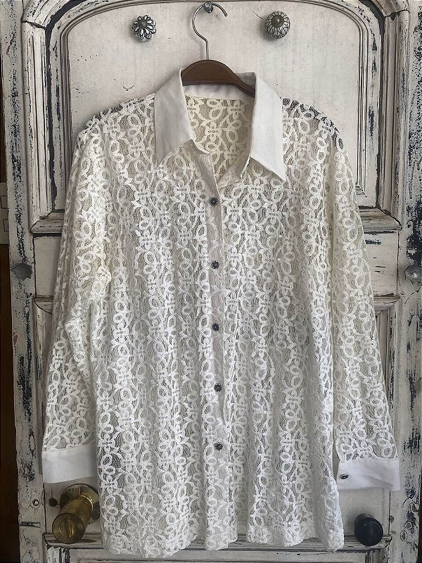 Camisa em renda (G)