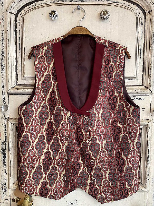 Colete estampa Paisley Zonic (40)