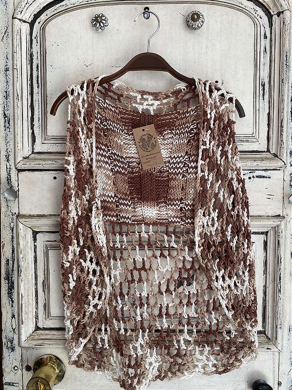 Colete de crochê (P/M)