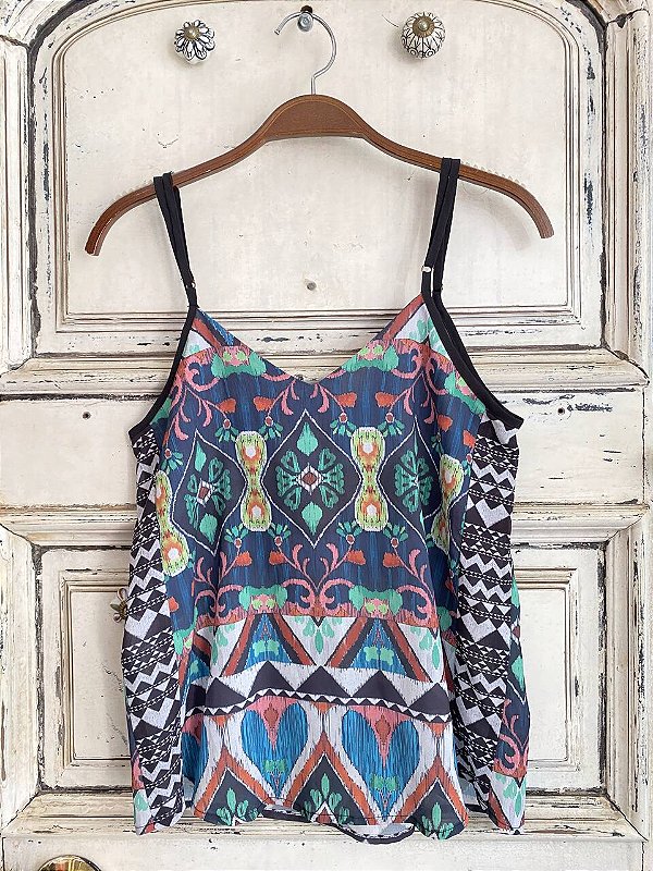 Blusa estampada Canal (P)