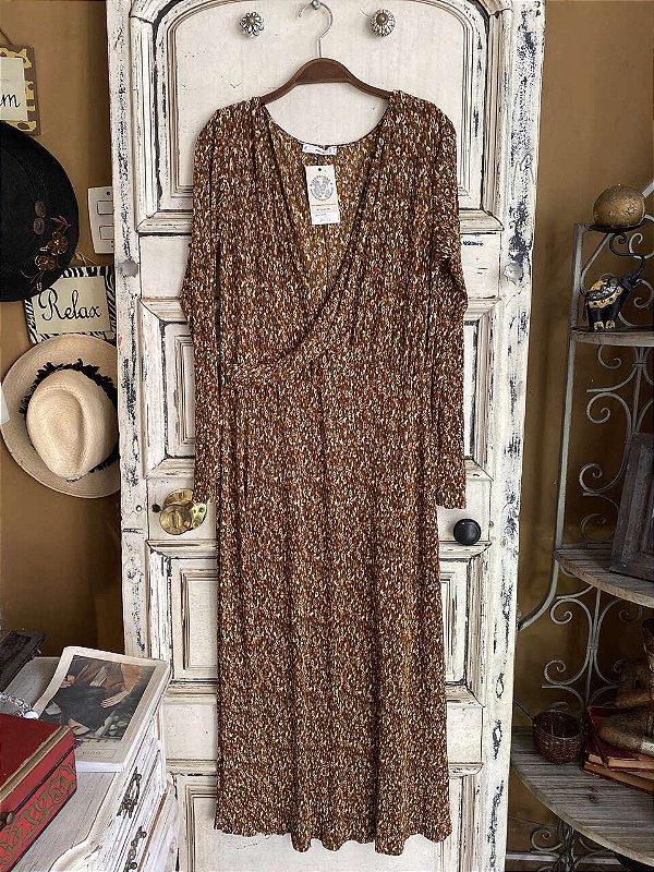 Vestido longo florido MNG (M)