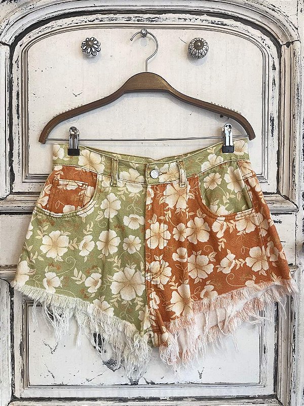 Short Jeans Estampado Farm (40)