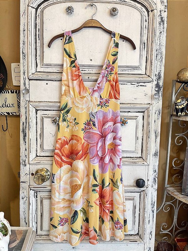Vestido Curto Estampado Farm (P)