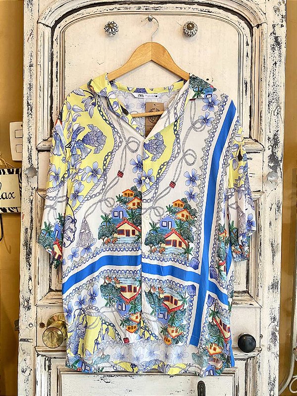 Camisa Estampada Zara (G)