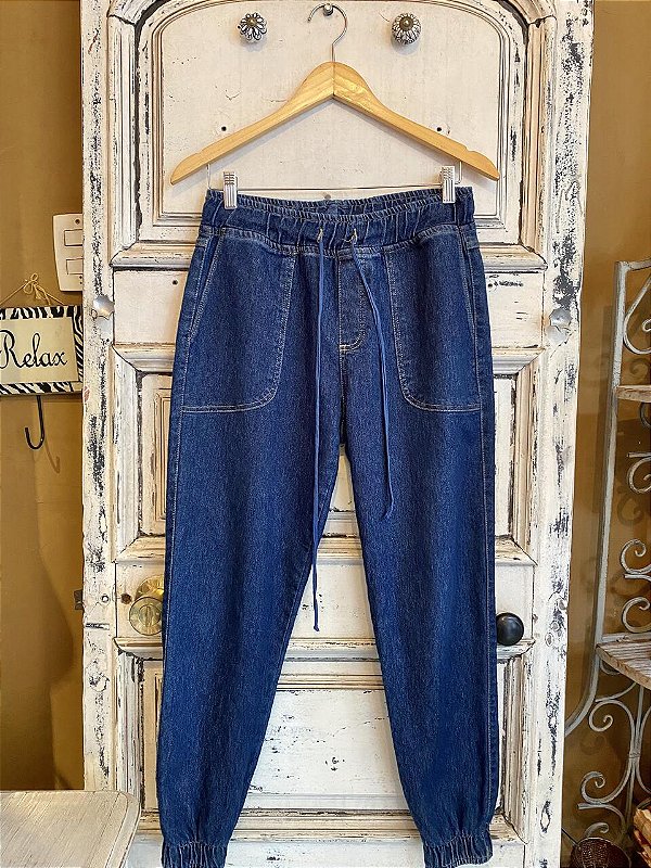 Calça Jeans Jogger (42)