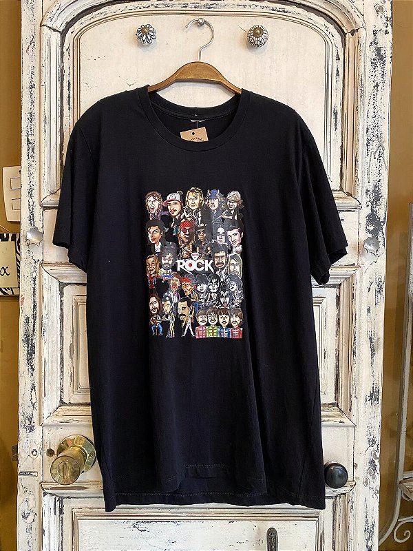 Camiseta Mitos do Rock (G)