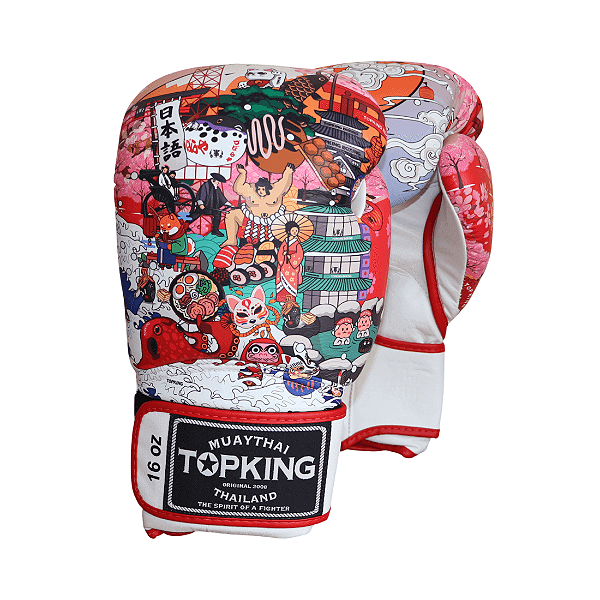 Luvas de Muay Thai | Boxe - Top King "Japan Culture"