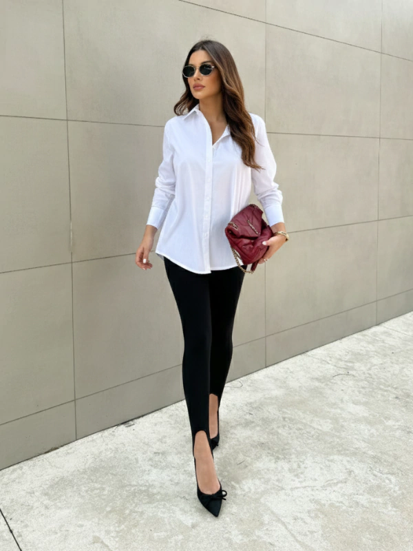 Calça Legging Pezinho Preta