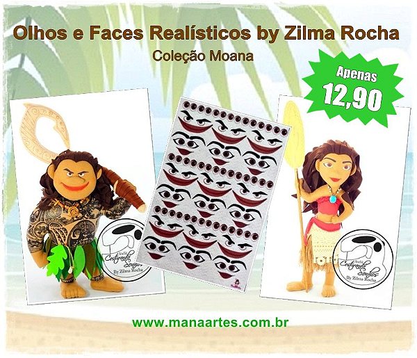 KIT OLHOS MOANA by Zilma Rocha