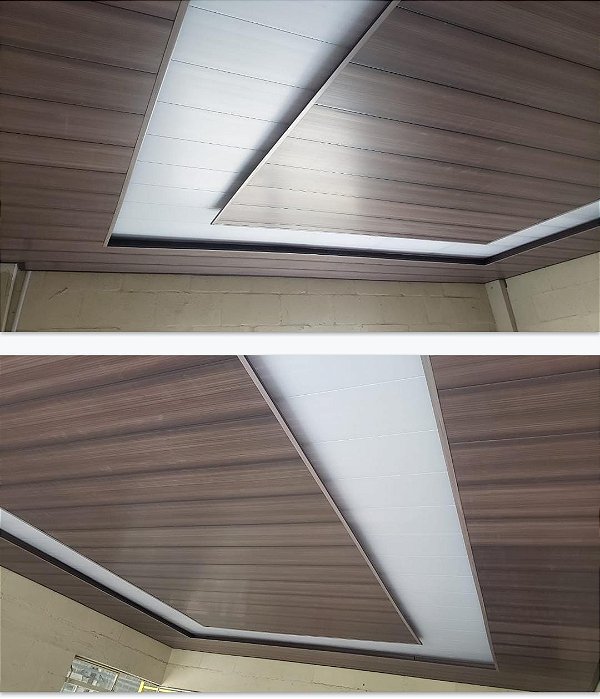 Forro Pvc 6mmX200 Imbuia Liso Junta Seca