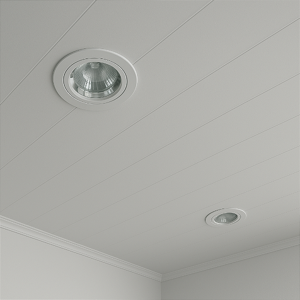 Forro PVC 6x200mm junta seca Branco