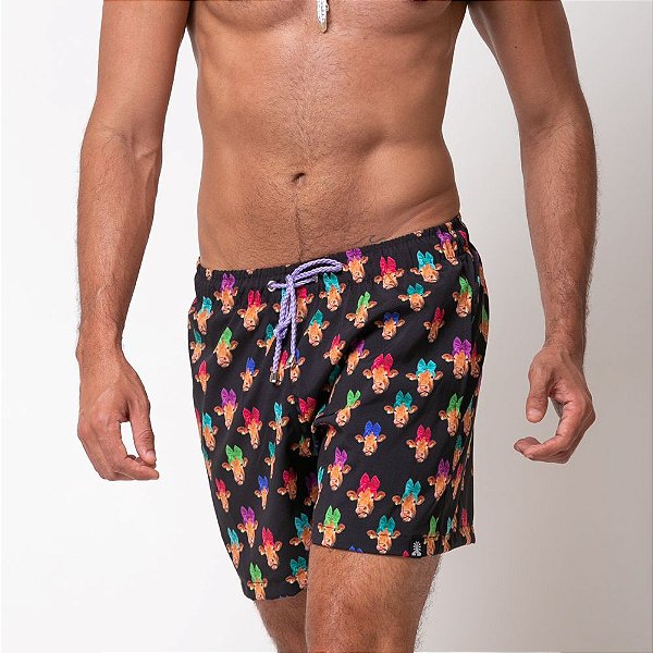 Shorts Tactel Vaquinhas