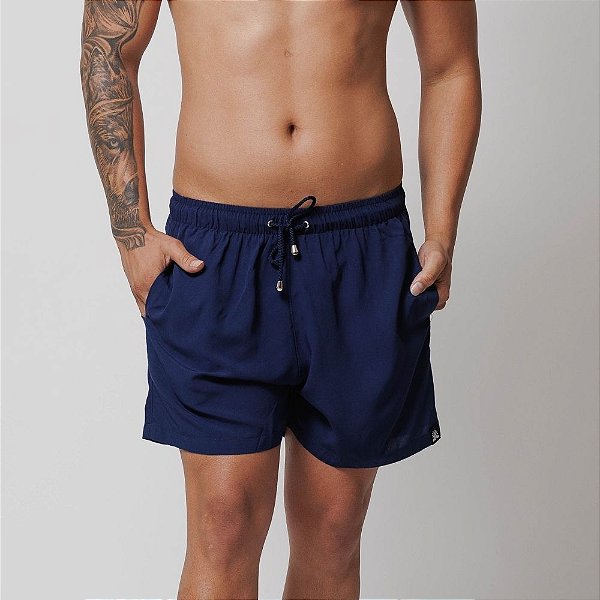 Shorts Viscolinho Azul Marinho