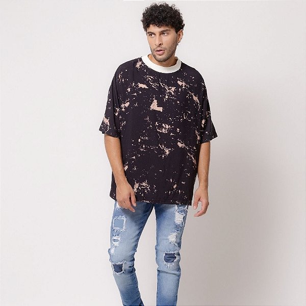 T-Shirt Viscose Oversized Galaxy
