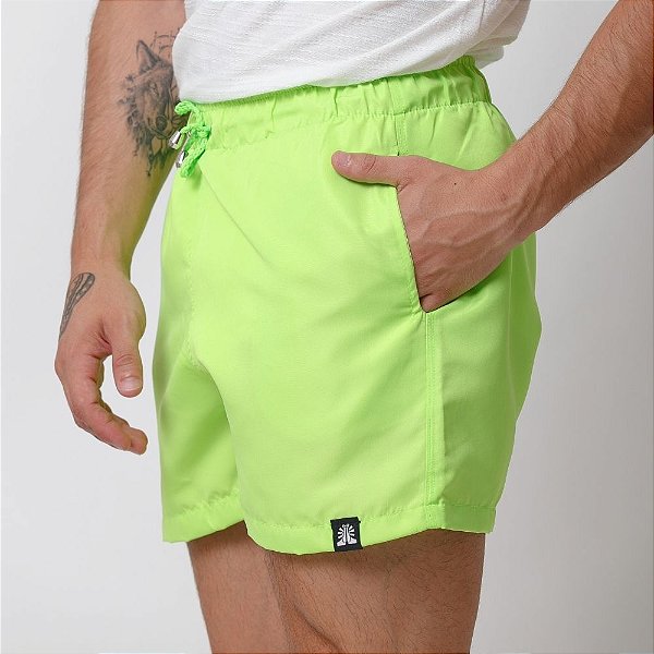 Shorts Tactel Neon Verde