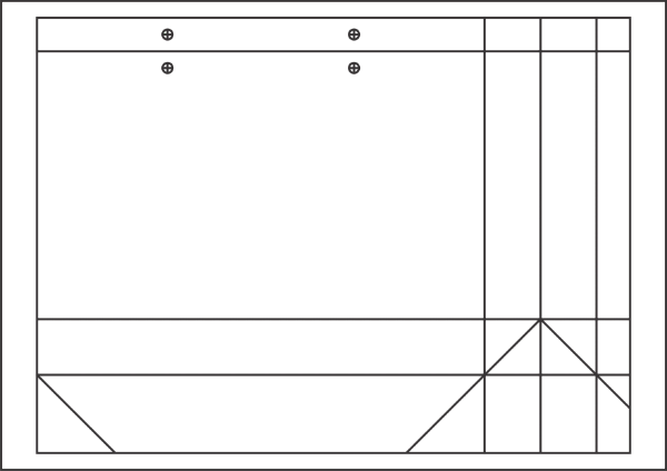 Faca de Corte Meia Sacola Horizontal Personalizada