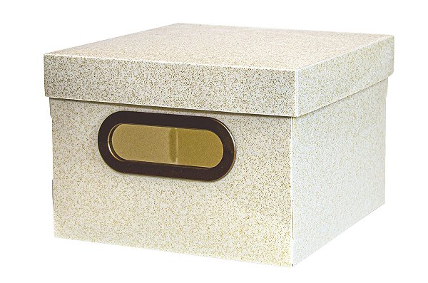 Caixa Organizadora 20x20cm Pp Secrets Ouro - Dello