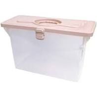 Maleta Organizadora Empilhavel Liso Rosa - Dello