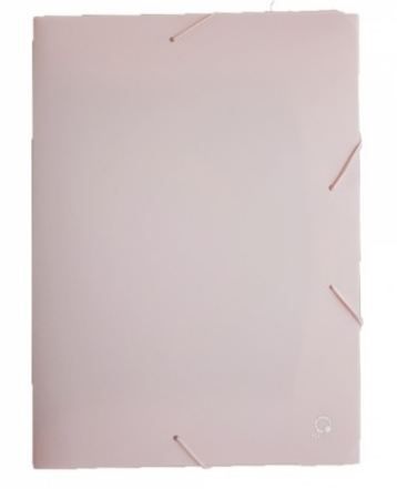 Pasta Pp Aba Elas A4 2cm Dorso Rosa P - Plascony