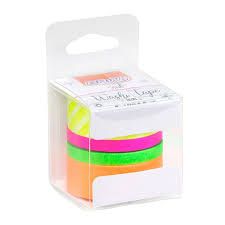 Fita Adesiva C/4 3m Washi Tape Neon Sortido - Brw